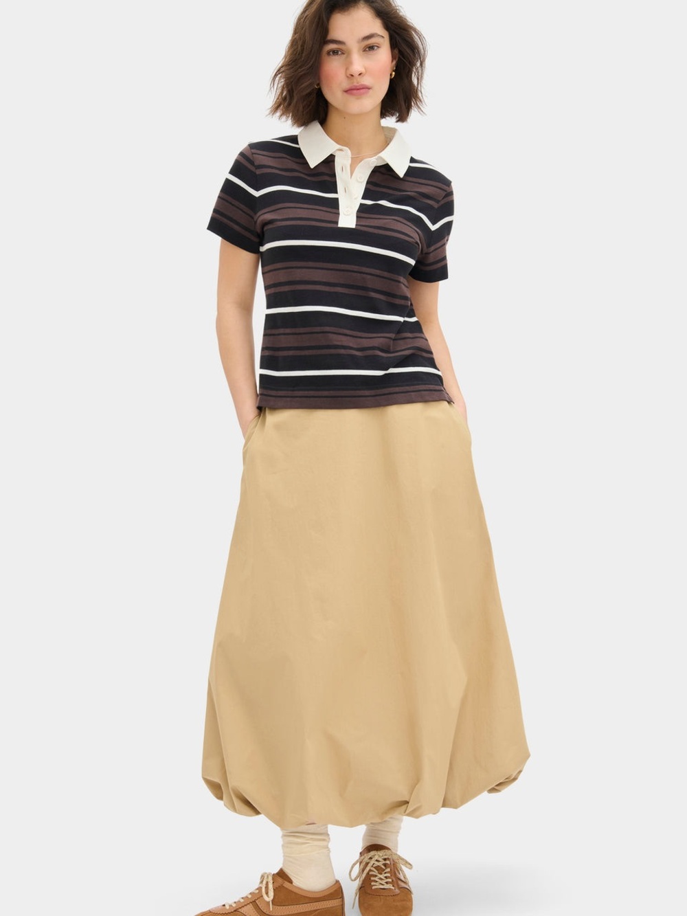 ALIGNE Maiden Striped Polo